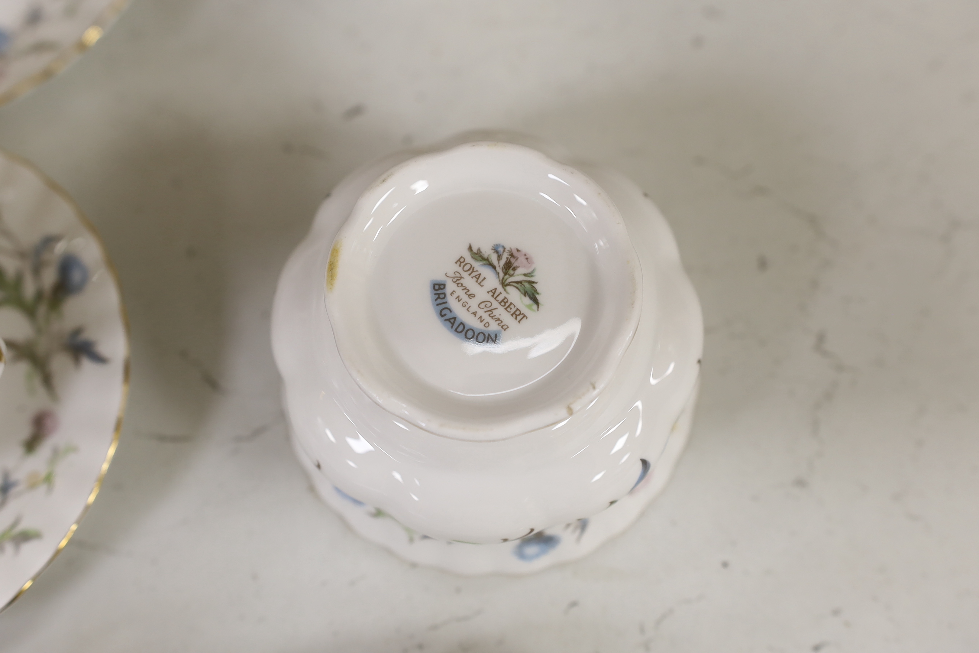 A Royal Albert Brigadoon coffee set